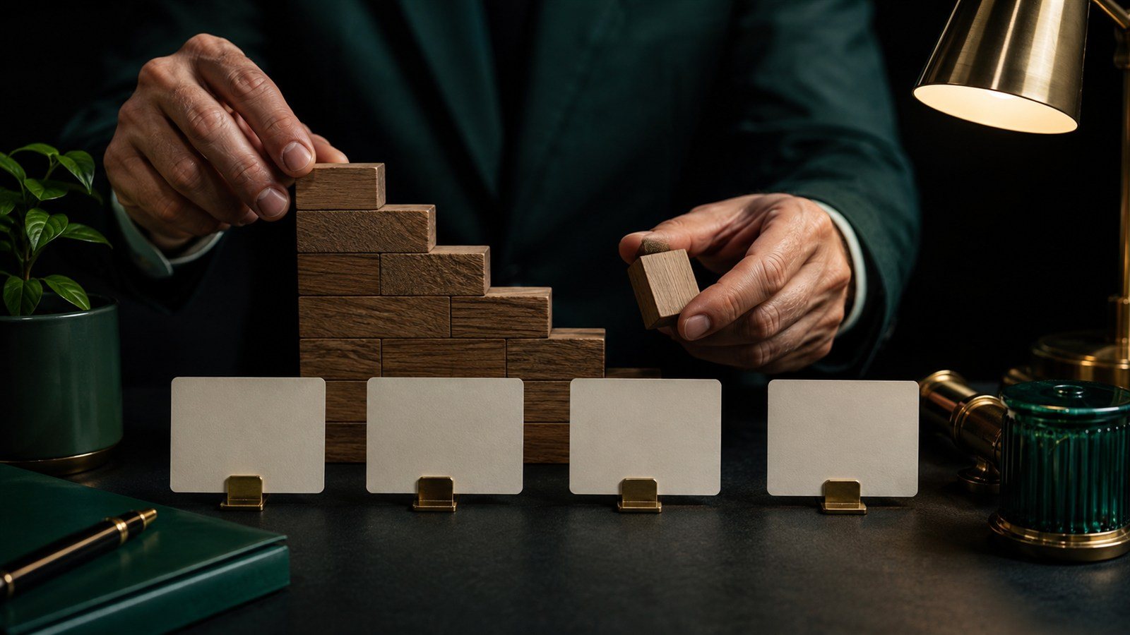 Bloques que representan ingresos, ayudas, deuda e inversión por etapas